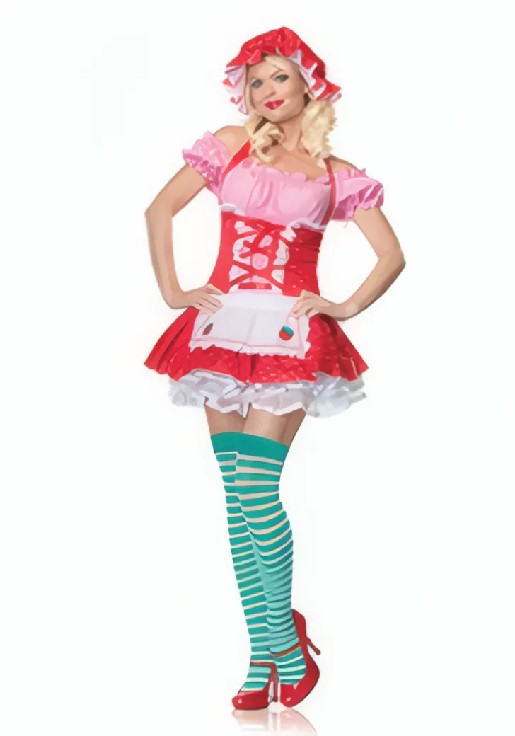 Disfraz de tarta de fresa